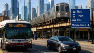 How Far is Midway Airport from Downtown Chicago, and How to Get There?