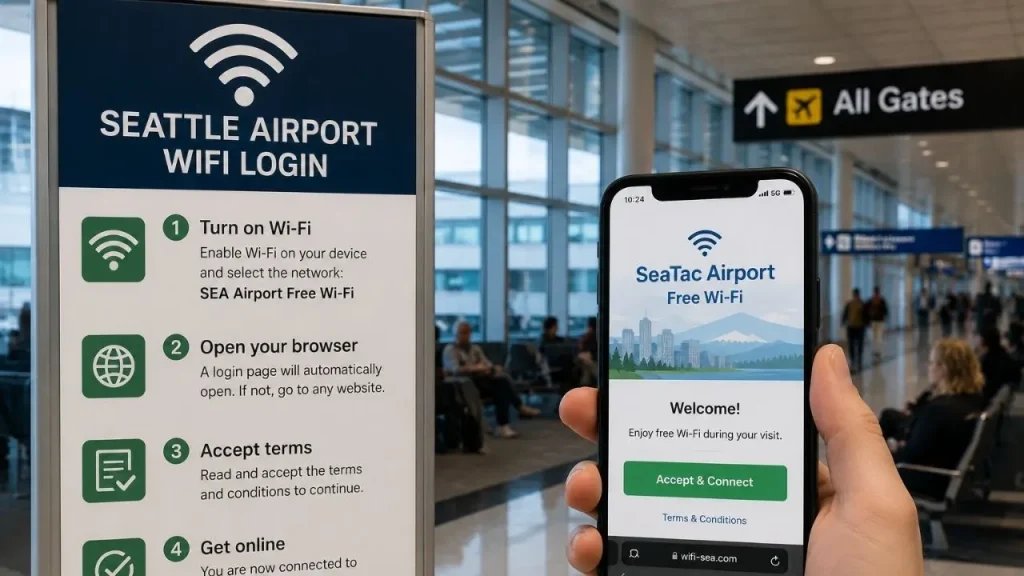 Seattle Airport WiFi Login Process Explained