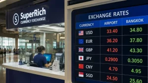 Is Super-Rich Exchange Higher at the Airport than Bangkok?