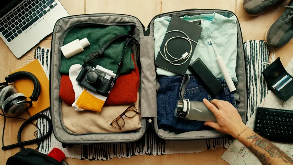 Quick tips for first-time flying with essential travel products.
