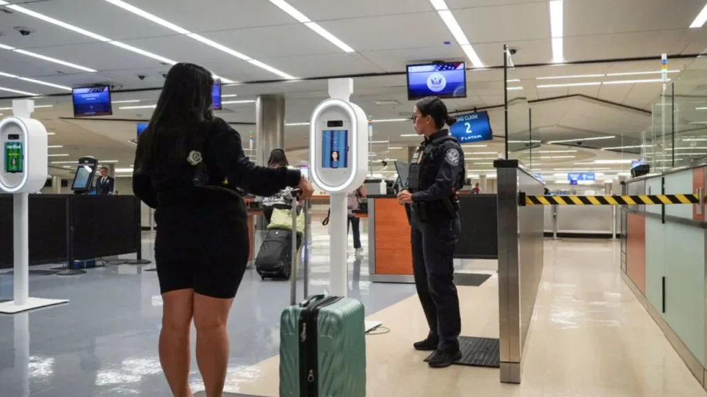 CLEAR biometric security at BUF Airport
