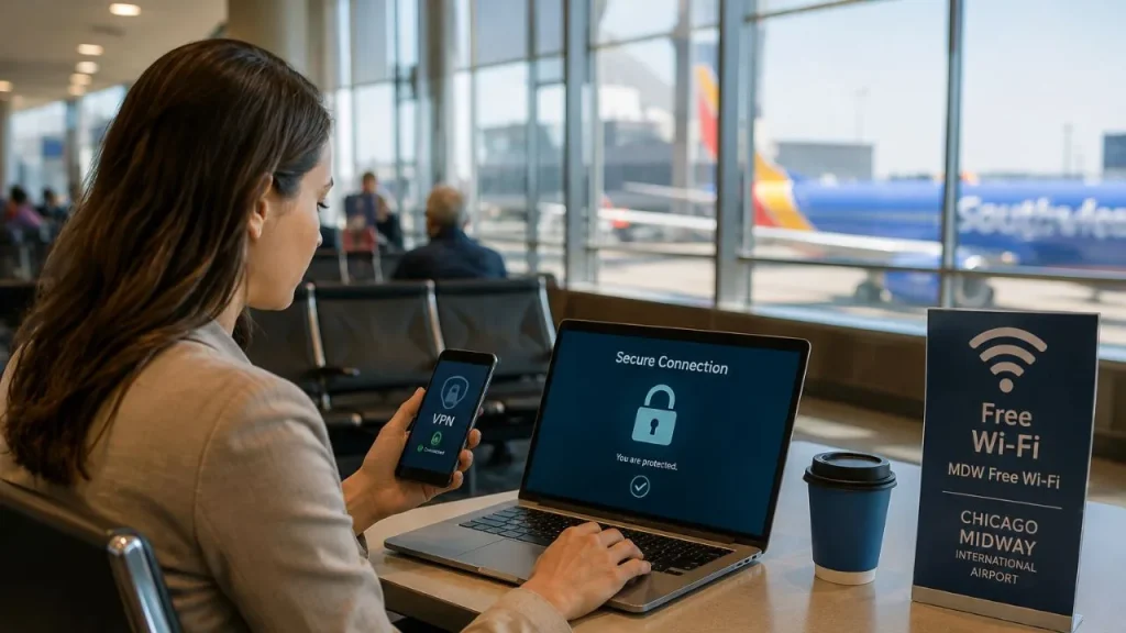 Midway Airport Wi-Fi safety tips