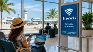 Is there Free Wifi at Fort Launderale International Airport (FLL)