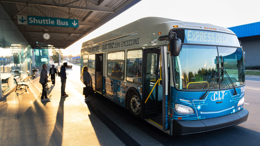CLT airport transportation