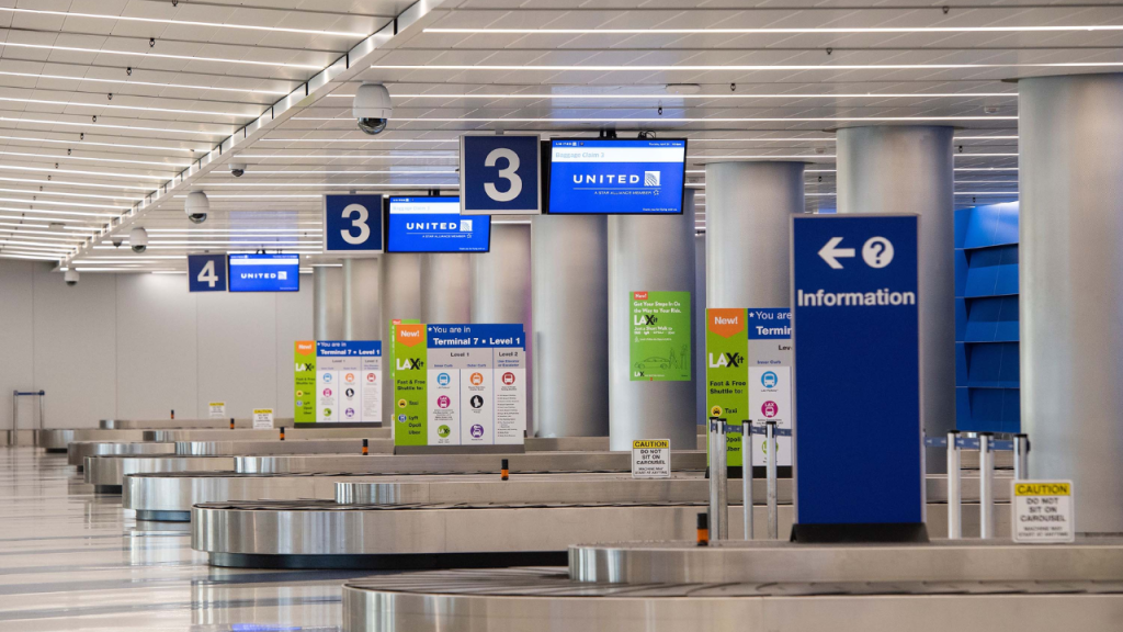 Los Angeles Int’l. Airport (LAX) baggage claim