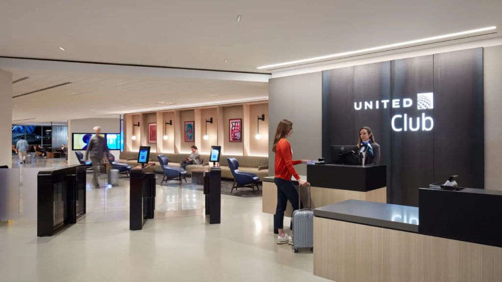 lax airport united club