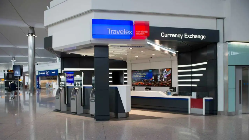 currency exchange at the San Diego Airport