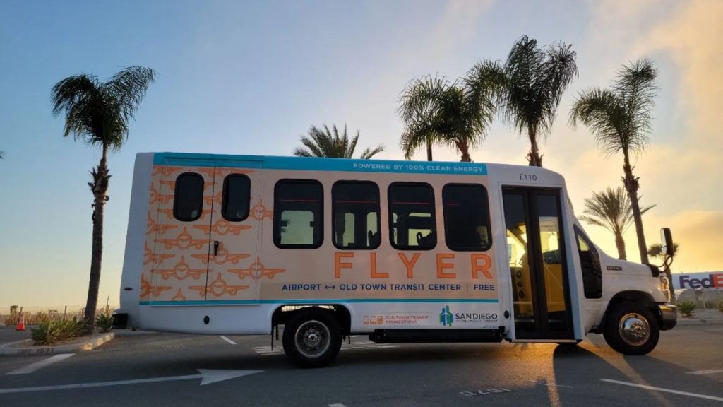 san airport flyer