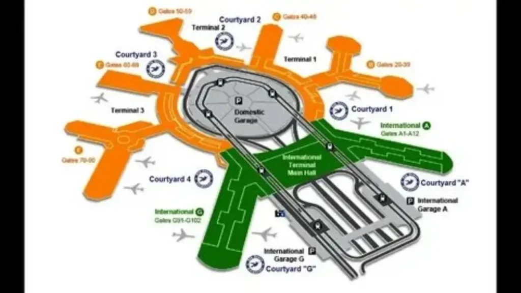 Location of San Fracisco Airport Smoking Areas