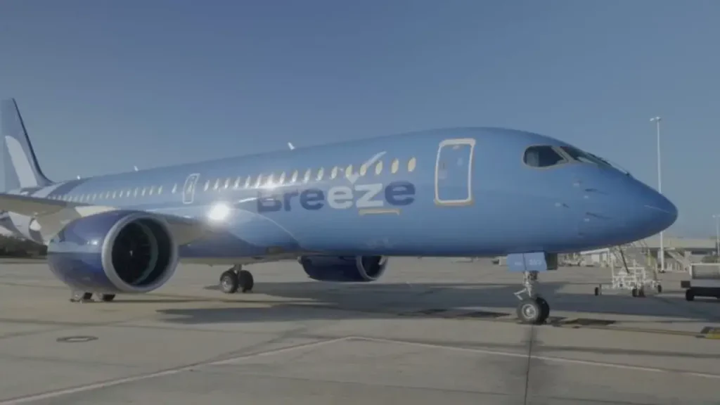 Breeze Airways  Terminal 1 at LAX