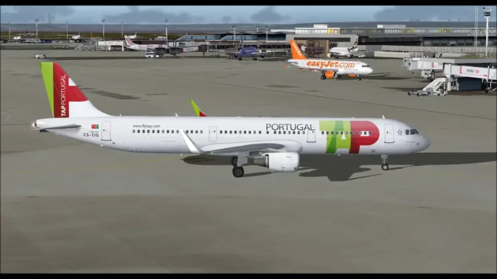 TAP Air Portugal flight at LAX Terminal B