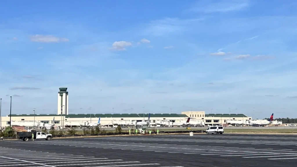 Charleston airport near Kiawah Island