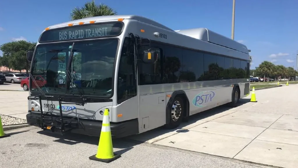 Airport rental car shuttle connection