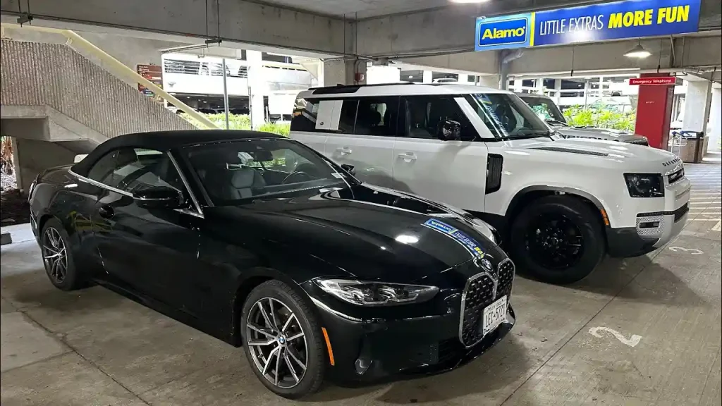 Alamo rental cars at LAX airport