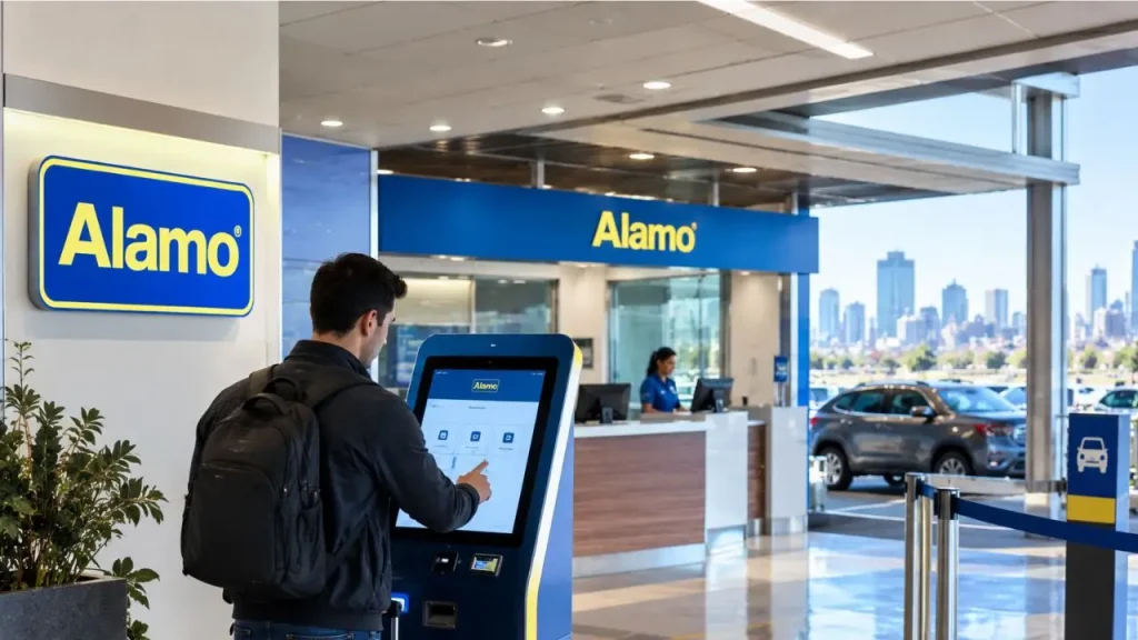 Alamo LGA Rental Pickup Process