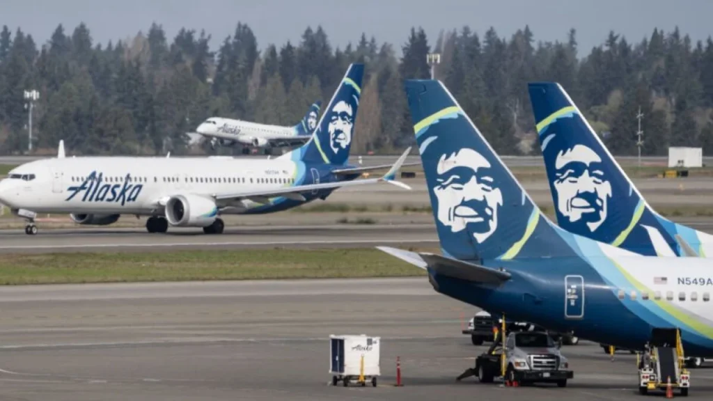 Alaska Airlines at IAD airport