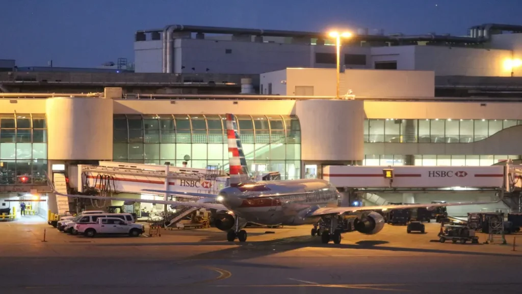 American Airlines' arrival terminal at PHL