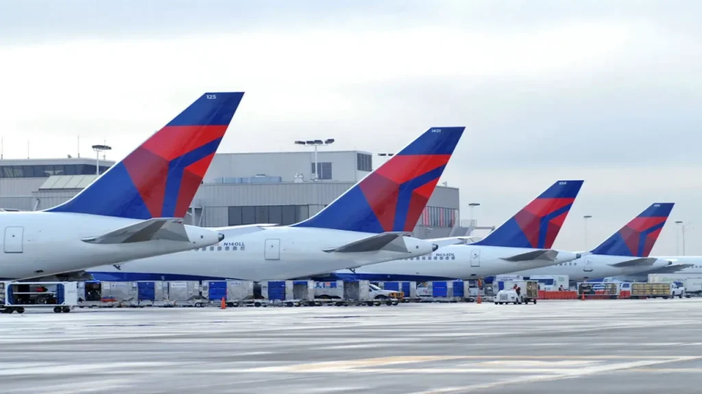Delta Airlines at San Jose Airport