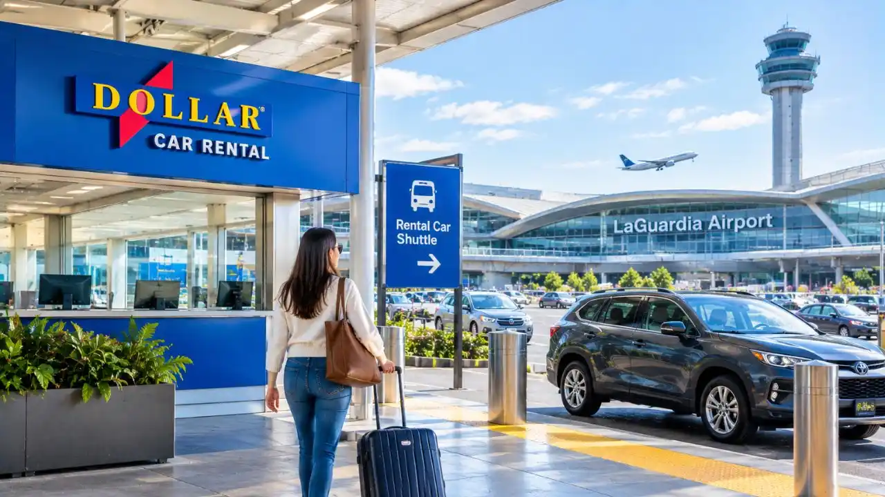 Dollar car rental at Houston IAH Airport Guide