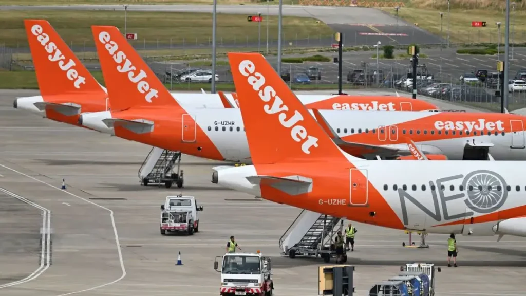 EasyJet at Manchester Airport