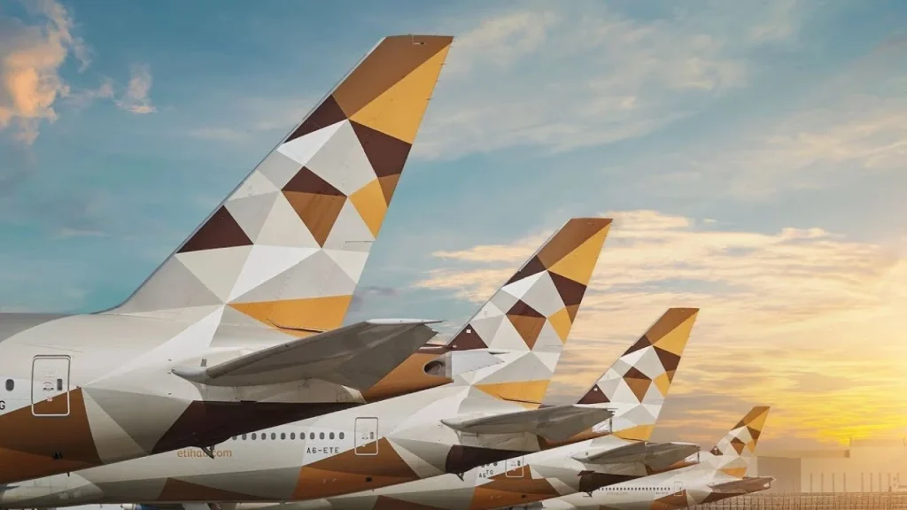 Etihad at CDG airport Terminal 1