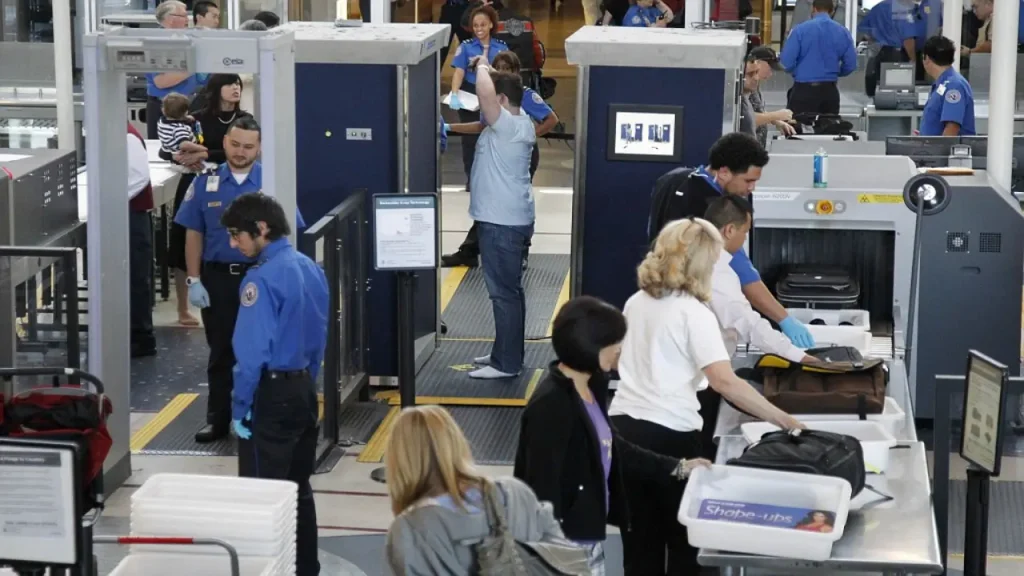 Frontier Terminal iah  airport Security Screening