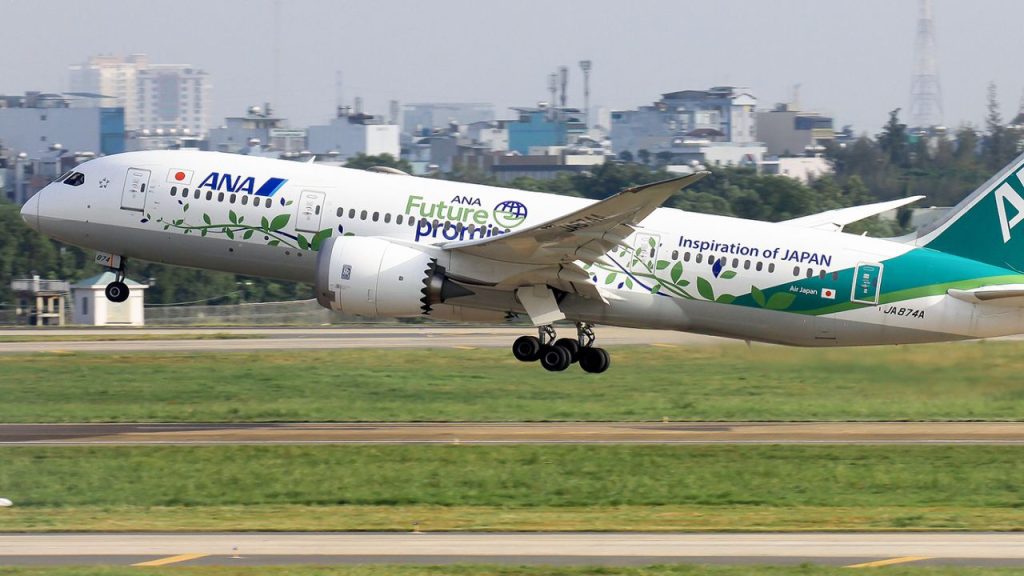 ANA Departure From ord airport
