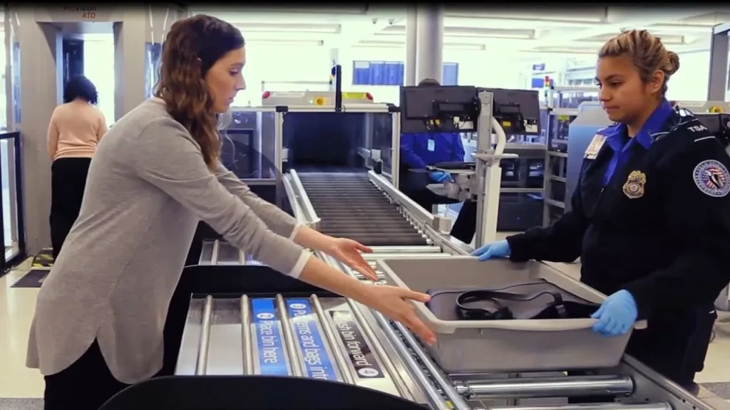 Security Screening at EWR Airport