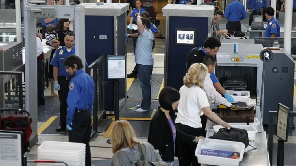 Security Screening at dulles airport