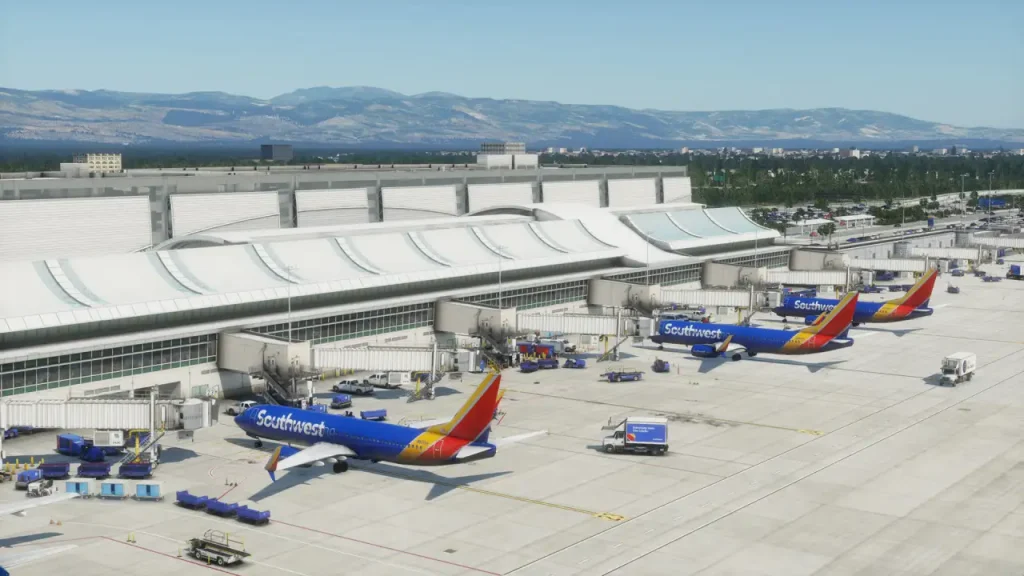 Southwest Terminal at San Jose Airport