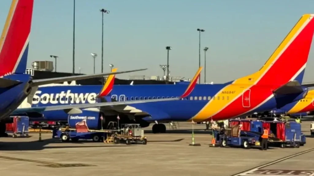 Southwest at SMF airport terminal b
